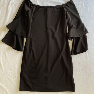 Woman’s black Socialite dress